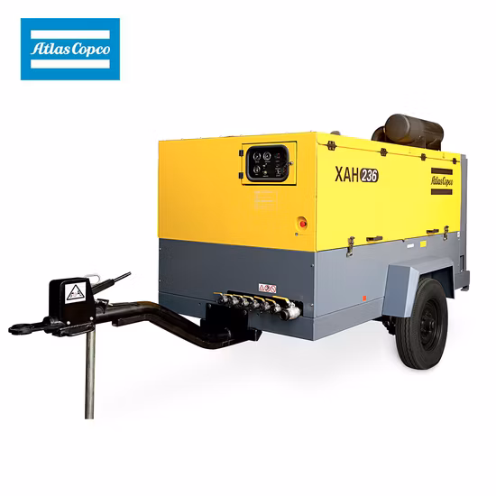 휴대용 아트라스 콥코 모바일 공기 압축기(10m3/min 10.3bar 12bar XATS156C XAHS166C)