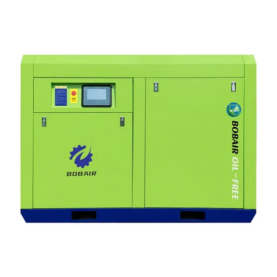 스테인리스 상자를 가진 동력 고정식 단일 스크류 압축기